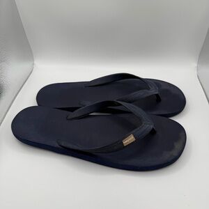 FeelGoodz Navy Flip Flops  Women’s Size 10/Mens 9